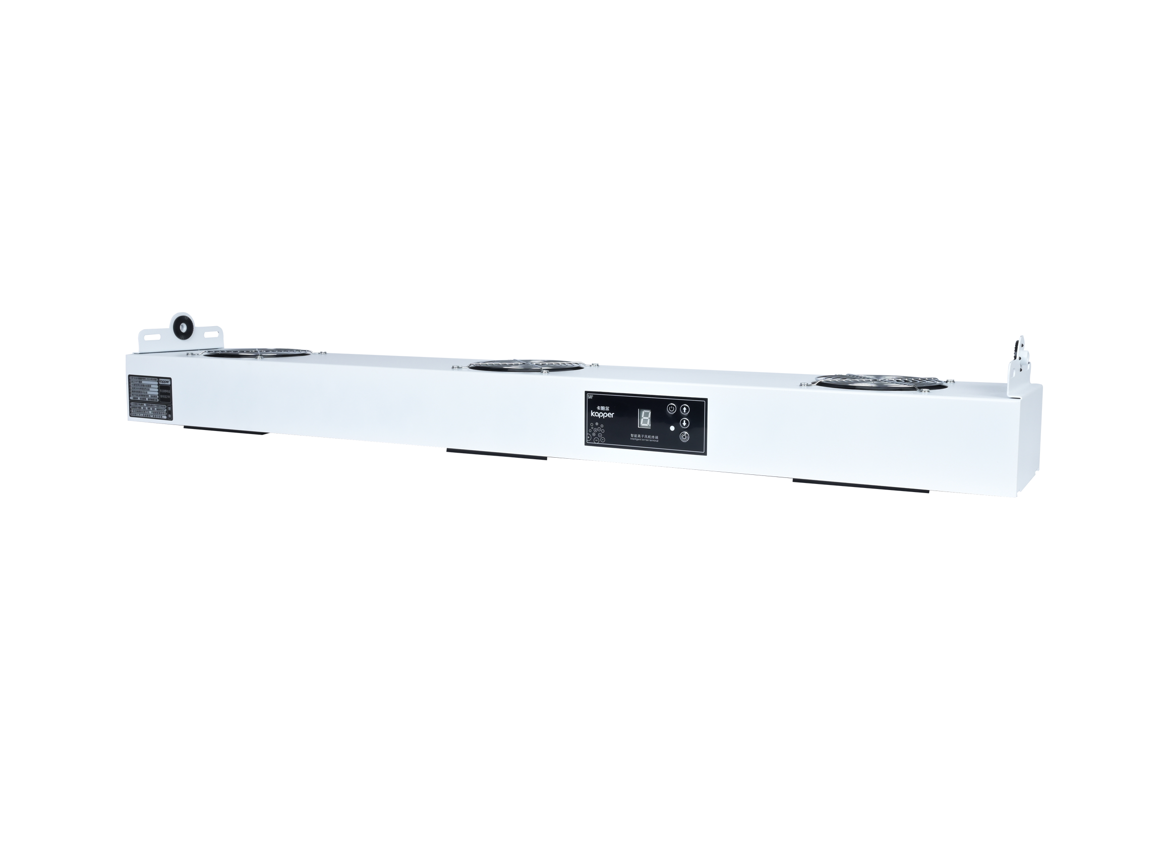 KP1103B第5代智能型懸掛式直流三頭離子風(fēng)機(jī)