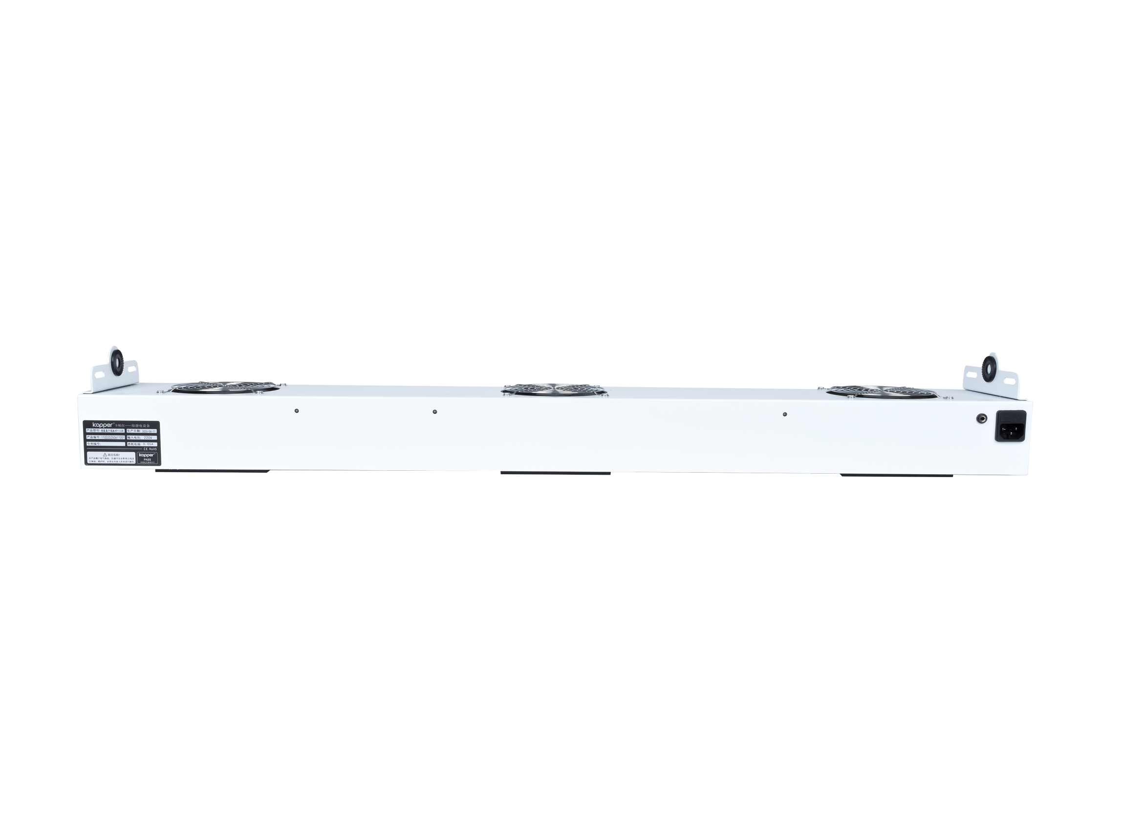 KP1103B第5代智能型懸掛式直流三頭離子風(fēng)機(jī)